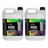 Kit 2 Liquido Fluido Para Maquina De Fumaça 5 Litros Neutro Linha Standard Nevoa