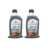 Kit 2 Litros Aditivo Radiador Híbrido HT A Azul Concentrado Original Tirreno