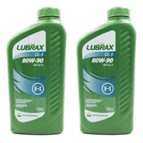 Kit 2 Litros Óleo Cambio E Diferencial 80w90 Lubrax Api Gl 5