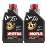 Kit 2 Litros Óleo Transmissão Manual Motul Gear 300 75w 90