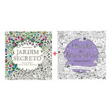 Kit 2 Livros Colorir Jardim Secreto