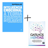 Kit 2 Livros Inteligência Emocional Gatilhos Mentais A Teoria Revolucionária Que Redefine A Inteligência 