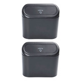 Kit 2 Lixeira Carro Lixo Automotivo Clip Porta Treco Objeto