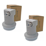 Kit 2 Lnbf Simples Banda Ku Universal Ultra Hd Lnb Antena