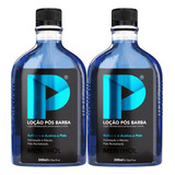 Kit 2 Loção Pós Barba Play Barber 240ml Menthol Profissional