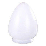 Kit 2 Luminária De Plástico Branca Tipo Pera Luconi Cor Branco