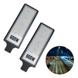 Kit 2 Luminaria Led Publica 600w Smd Ip67 Bivolt 6500k Rua