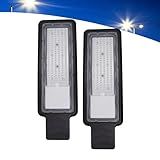 Kit 2 Luminária Led Rua Publica Poste Smd 200w Prova Dagua