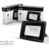Kit 2 Luminária Refletor Super Ultra Led 50w Holofote Bivolt Prova D água Branco Frio Lumi Linha Premium