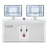 Kit 2 Luminárias Bloco Emergência Led 16w Power Line Elgin