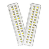 Kit 2 Luminarias De Emergencia 30 Leds Elgin