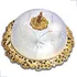 Kit 2 Lustre Plafon Sobrepor Teto Dourado Estilo Colonial