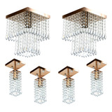 Kit 2 Lustres Cristal
