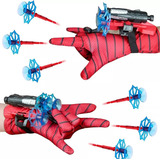 Kit 2 Luva Lança Teia Brinquedo Presente Meninos C  6 Dardos