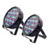 Kit 2 Luz Led Par 64 Rbgw 54 Leds 3w Dmx Digital Strobo