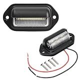 Kit 2 Luz Placa 6 Leds Caminhão Reboque Carretinha Carreta Adaptar 12v 24v BiVolt