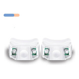 Kit 2 Luz Sinalizadora P Bike Pisca Led Branca