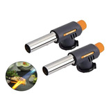 Kit 2 Maçarico Portátil Culinário Gourmet Profissional Autom