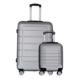 Kit 2 Malas De Viagem 10kg E 25kg Resistentes Com Rodas 360