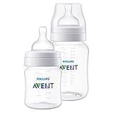 Kit 2 Mamadeiras Anticólica 125 260ml Classic Cristal AVENT