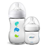 Kit 2 Mamadeiras Petala 125 260ml Baleia Philips Avent