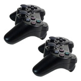 Kit 2 Manete Controle Compativel Sem Fio Playstation 3 Ps3