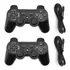 Kit 2 Manete Controle Compativel Sem Fio Ps3 Cabo Carregador   Bertolinstore