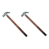 Kit 2 Martelos Unha Bellota 31mm Cabo 53cm