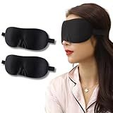 Kit 2 Máscaras 3D Tapa Olhos Para Dormir Viagem Confortável
