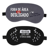 Kit 2 Máscaras De Dormir Tapa Olhos Sem Luz Claridade Durma