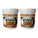 Kit 2 Massa Flex Tapa Tudo 5000 Nivelamento   Pote De 340g