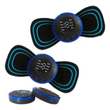 Kit 2 Massageador Portátil Recarregável Dor Coluna Pescoço