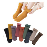 Kit 2 Meias Térmica Grossa Quente Inverno Frio Neve Forrada