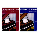 Kit 2 Métodos Curso De Piano Vol 1 E 2 Mário Mascarenhas