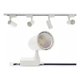 Kit 2 Metros Trilho De Eletrificado Branco C 6 Spot Led 10w