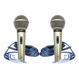 Kit 2 Microfone Com