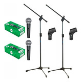 Kit 2 Microfone Profissional C