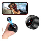 Kit 2 Mini Camera Espia Full Hd 1080 Wifi Premium Cor Preto