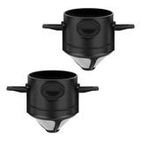 Kit 2 Mini Coador De Café Portátil Filtro Inox Reutilizável
