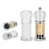 Kit 2 Mini Moedores Trituradores Pimenta E Sal Acrílico Cor Transparente