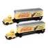 Kit 2 Miniaturas Caminhão Coca Cola Mini Metals 1/160 51177 Cor Amarelo