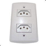 Kit 2 Modulo Tomada Externa Interna Anti chama 4x2 Lux2 15pç