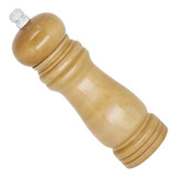Kit 2 Moedor Pimenta Do Reino Sal Manual Madeira Tempero Top