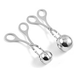 Kit 2 Moldes Culinários Inox Almôndegas Docinhos 3 5 E 5cm