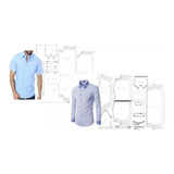 Kit 2 Moldes Modelagem Social Masculina