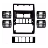 Kit 2 Moldura Painel 4 Difusor Ar Saveiro G2 Bola 97 98 99