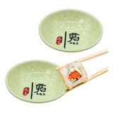 Kit 2 Molheira Porta Pote Shoyu Berço Sushi Japonês Oriental