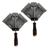 Kit 2 Morsa Angular De Canto 90 Graus Grampo Sargento Aço
