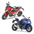 Kit 2 Moto Miniatura De Ferro Metal 1:18 Presente Menino