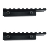 Kit 2 Mount Espingarda Chumbinho Adaptador De 11mm Para 20mm